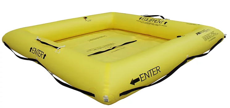 9-Man Basic Life Raft - Single Tube - Marine & Private Aviation - Click Image to Close