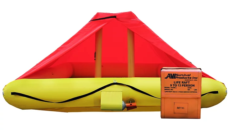 9-Man Life Raft-Marine&Private Aviation w/Standard+ Survival Kit - Click Image to Close