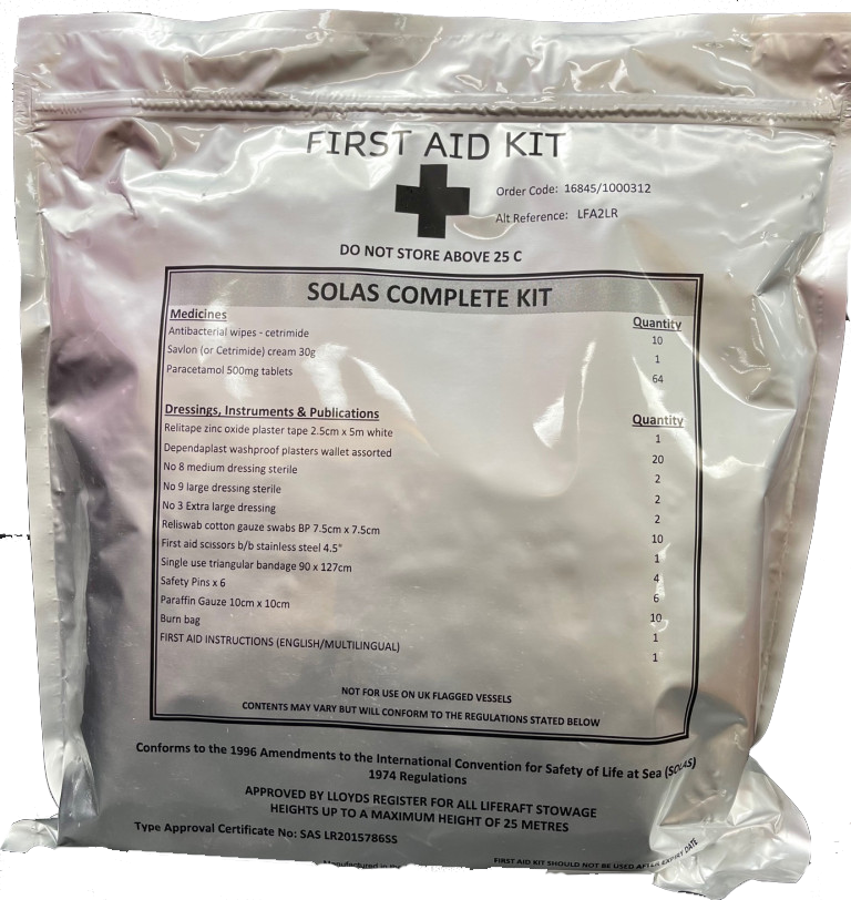 FIRST AID KIT SOLAS/USCG