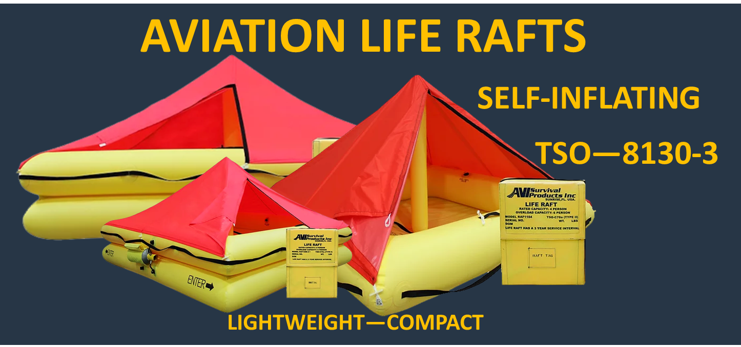 Aviation FAA TSO Life Rafts